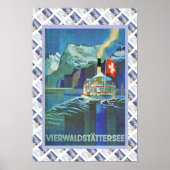 Vintages Schweizer Poster Vierwaldstattersee (Vorne)