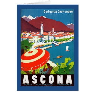 Vintages Schweizer-Reise-Plakat