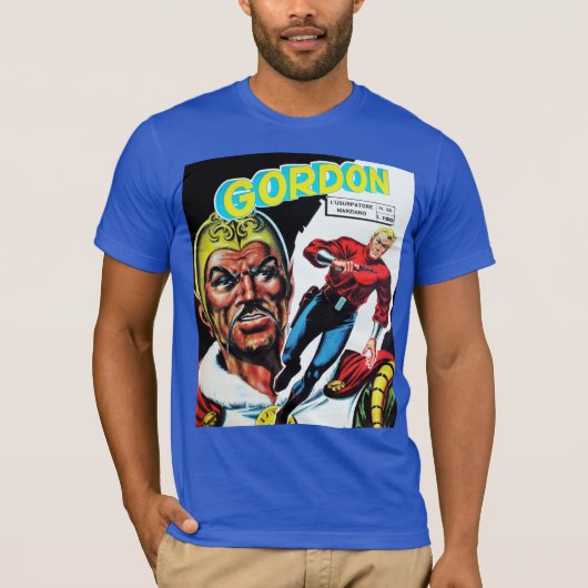 Vintages Sci-Fi-Comic-Buch T-Shirt (Vorderseite)