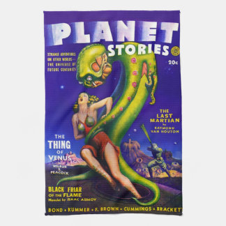 VINTAGES SCIENCE FICTION Küchen-Tuch Küchentuch