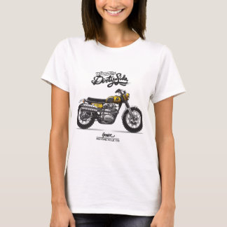 Vintages Scrambler Motorrad - Klassisches Dirt Bik T-Shirt