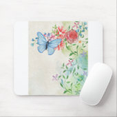 Vintages Scrapbook Aquarellbild Mousepad (Mit Mouse)