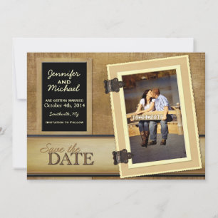 Vintages Scrapbook Einladung
