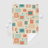 Vintages Scrapbook-Muster (2) Golfhandtuch (Insitu)