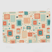 Vintages Scrapbook-Muster (2) Golfhandtuch (Horizontal)