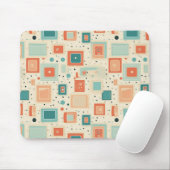 Vintages Scrapbook-Muster (2) Mousepad (Mit Mouse)