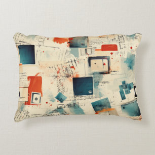 Vintages Scrapbook-Muster (3) Dekokissen