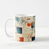 Vintages Scrapbook-Muster (3) Kaffeetasse (Links)