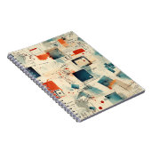 Vintages Scrapbook-Muster (3) Notizblock (Rechte Seite)