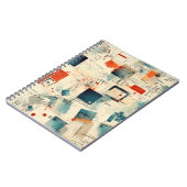 Vintages Scrapbook-Muster (3) Notizblock (Linke Seite)