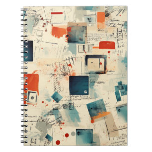 Vintages Scrapbook-Muster (3) Notizblock