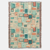 Vintages Scrapbook-Muster Decke (Vorderseite Vertikal)