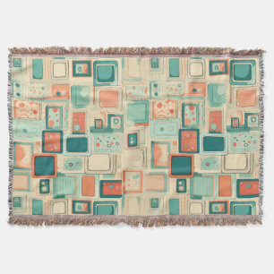 Vintages Scrapbook-Muster Decke