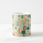 Vintages Scrapbook-Muster Kaffeetasse (Mittel)