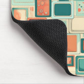 Vintages Scrapbook-Muster Mousepad (Ecke)
