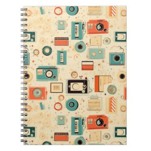 Vintages Scrapbook-Muster Notizblock