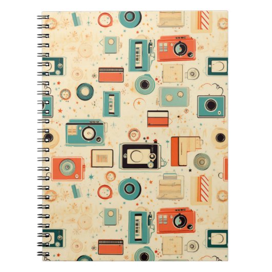 Vintages Scrapbook-Muster Notizblock (Vorderseite)