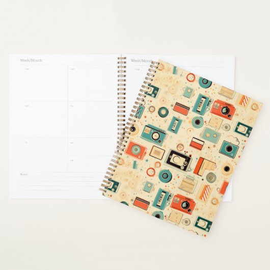 Vintages Scrapbook-Muster Planer (Anzeige)