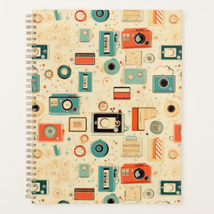 Vintages Scrapbook-Muster Planer