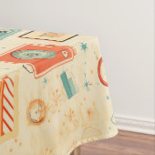 Vintages Scrapbook-Muster Tischdecke (Beispiel)