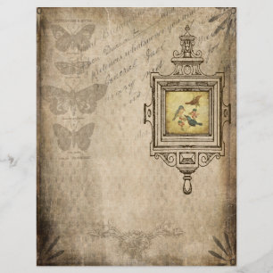 Vintages Scrapbook und Zeitschriftenpapier