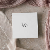 Vintages Script Monogram Wedding Napkins Serviette