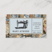 Vintages Seamstress Schneiden Visitenkarte (Vorderseite)