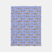 Vintages Seashell Muster Fleece Blanket (Vorderseite)