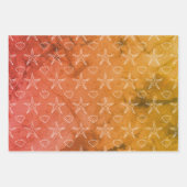 Vintages Seashell Sketch Muster Geschenkpapier Set (Vorderseite 3)