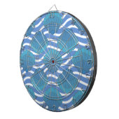 Vintages Seashell- und Wellenmuster Dartscheibe (Vorderseite rechts)