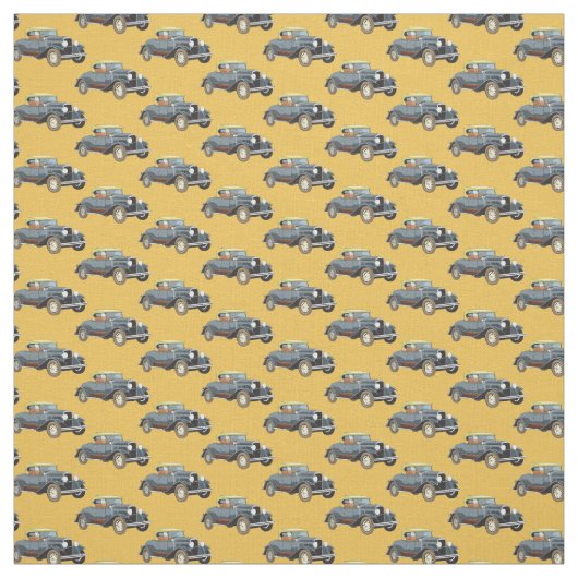 Vintages Sedan Design Fabric Stoff (Muster)