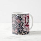 Vintages Seder Morris-Mosaikmuster Flora Kaffeetasse (VorderseiteRechts)