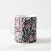 Vintages Seder Morris-Mosaikmuster Flora Kaffeetasse (Vorderseite Links)