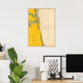 Vintages Seeblick Amelia Poster (Heimbüro)