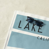 Vintages Seehaus Lakeside Woods Strandtuch (Beispiel)