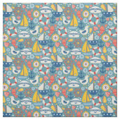 Vintages Seeleben Stoff (Muster)