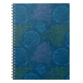 Vintages Seemuster Notizblock (Vorderseite)