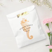 Vintages Seepferd | Personalisierte Gefälligkeitsf Geschenktütchen (Versiegelt)