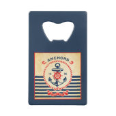 Vintages Seeplakat Geldbeutel Flaschenöffner (Rückseite)