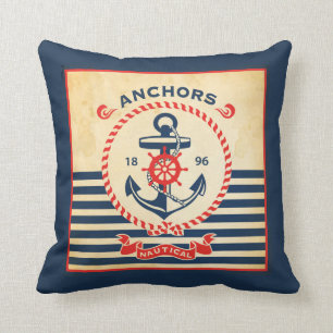 Vintages Seeplakat Kissen