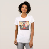 Vintages Seeplakat T-Shirt (Vorne ganz)