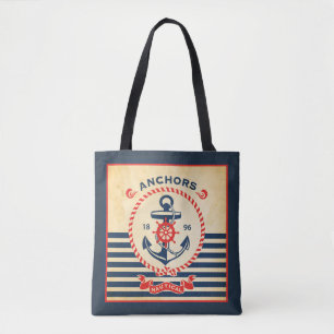 Vintages Seeplakat Tasche
