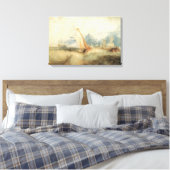 Vintages Seeschiff Seascape von Joseph Turner Leinwanddruck (Insitu (Schlafzimmer))