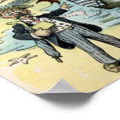 Vintages Seeschlachtposter Poster (Ecke)