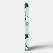 Vintages Seeteufel Case-Mate iPhone Hülle (Rückseite / Links)