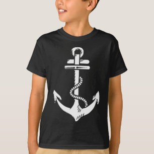 Vintages Segel Nautical Grungy White A T-Shirt