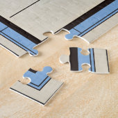 Vintages Segel-Segelboot Puzzle (Seite)