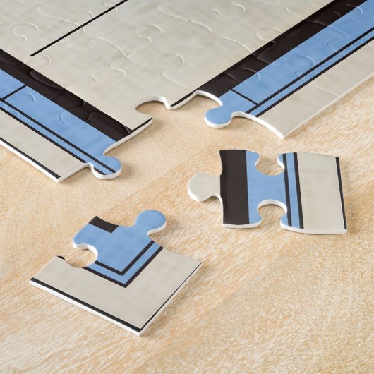 Vintages Segel-Segelboot Puzzle (Seite)