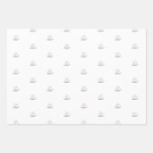 Vintages Segelboot Geschenkpapier Set (Vorderseite 2)