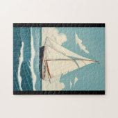 Vintages Segelboot Puzzle (Horizontal)